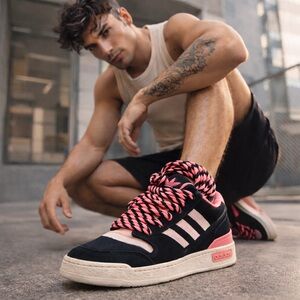 Adidas Anthony Edwards x Rivalry Low Pink Black Mens 9 New